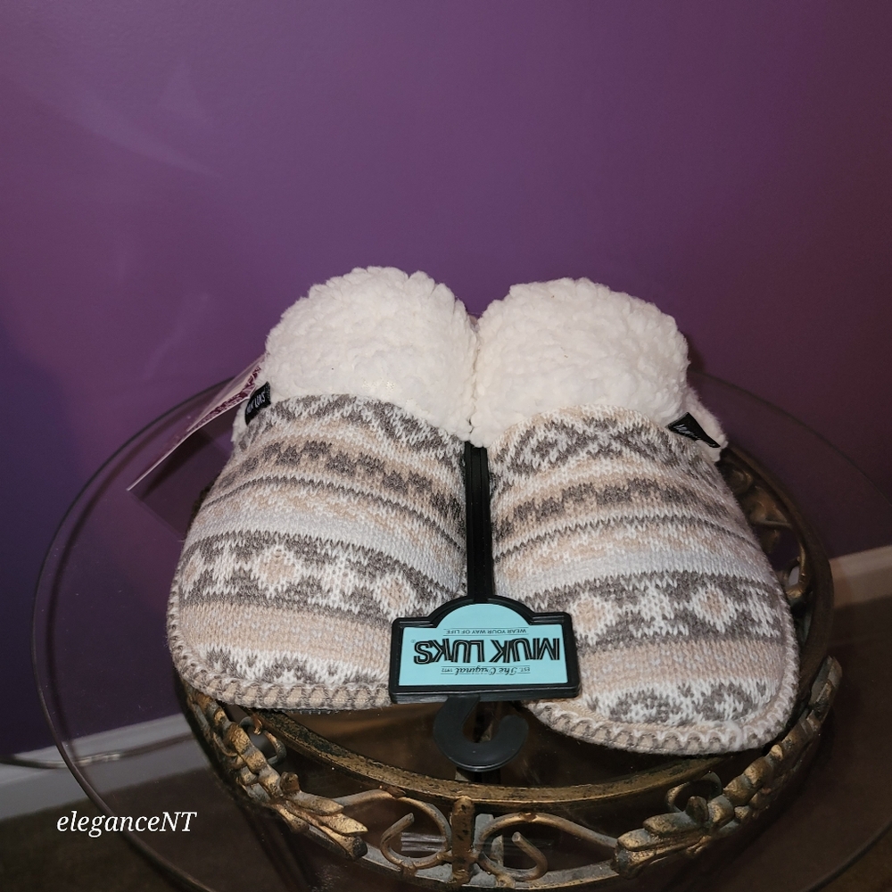 MUK LUKS Women's  Cozy Comfort Foam Slippers Sz: XL (11-12) NWT - Picture 2 of 9